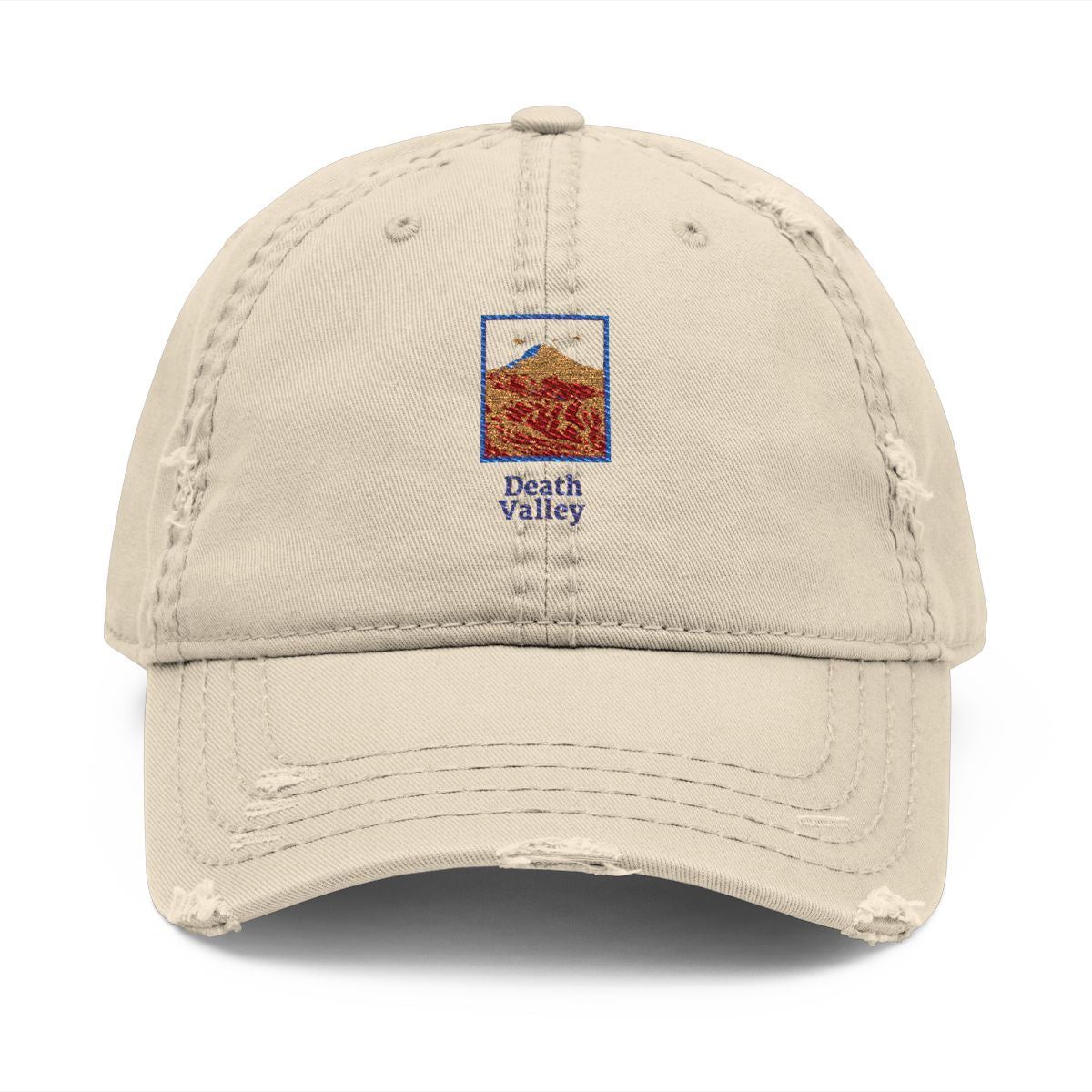 Death Valley Embroidered Distressed Baseball Cap