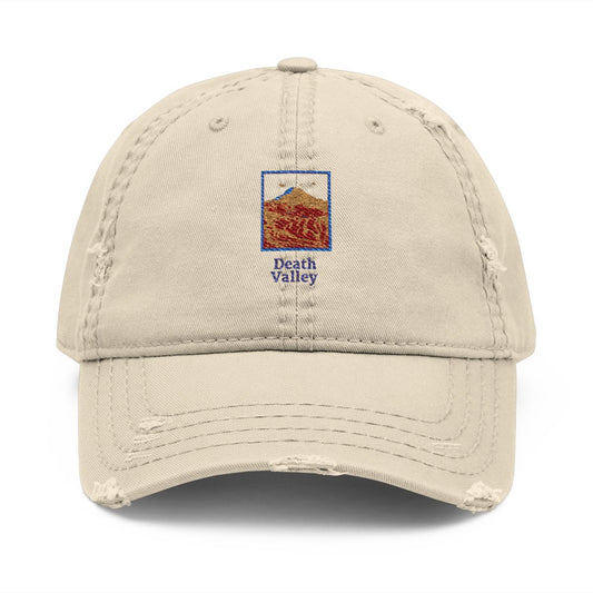 Death Valley Embroidered Distressed Baseball Cap