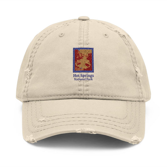 Hot Springs National Park Distressed Cap