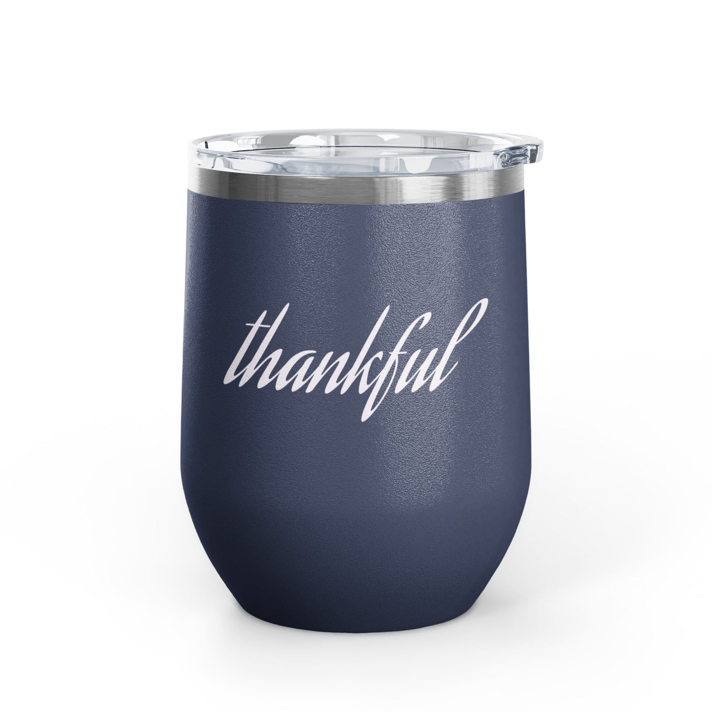 Thankful Insulated Wine Tumbler With Lid