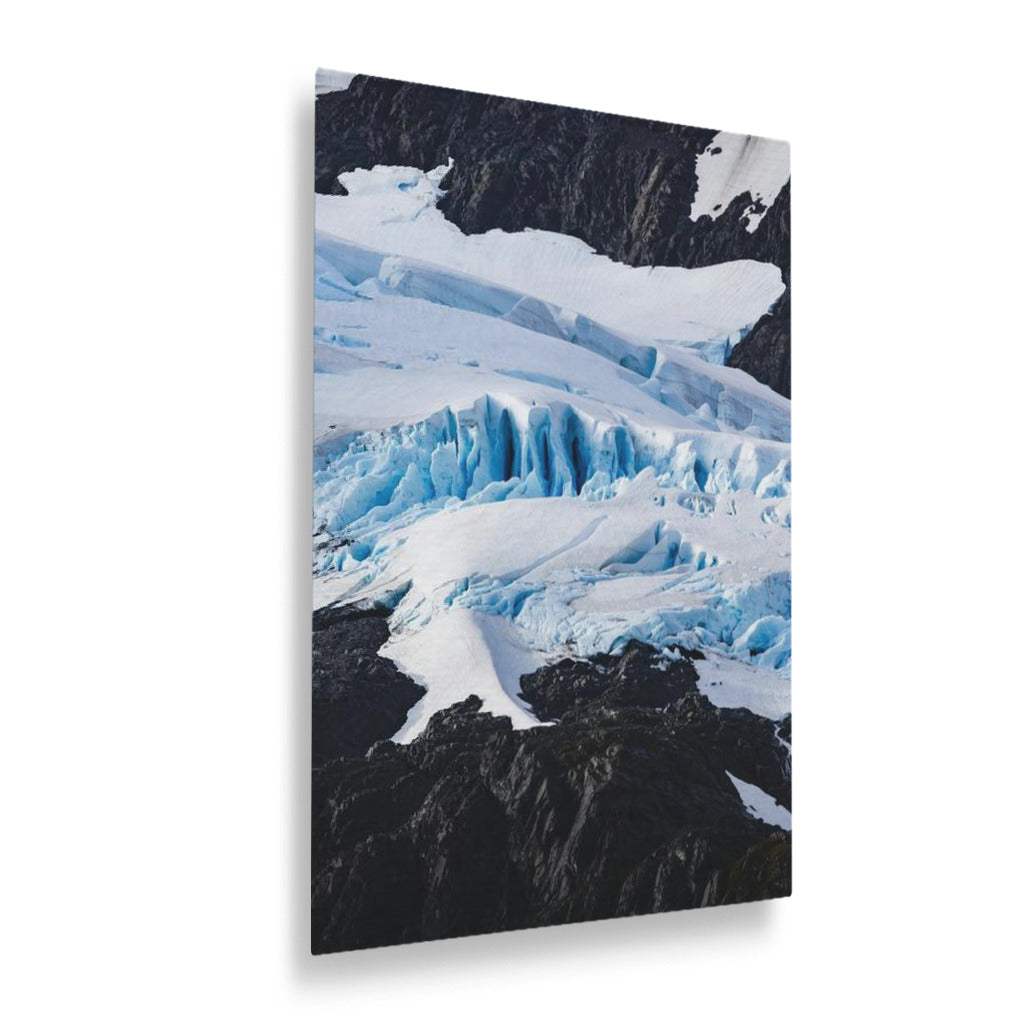 Ice Vertical Metal Art