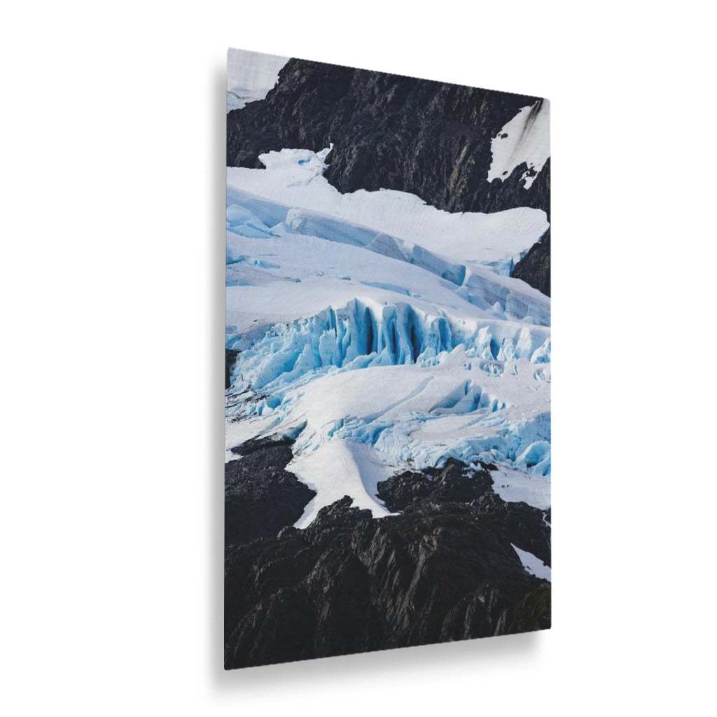 Ice Vertical Metal Art